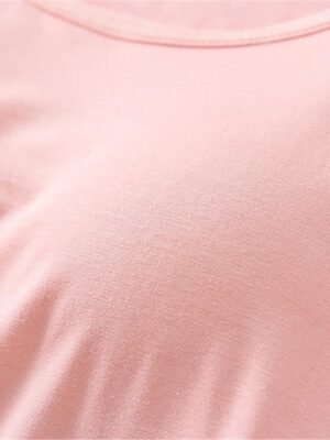 Simple Comfort Crew Neck Long Sleeve Elastic Waist Pajama Set - Image 13