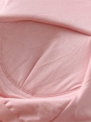 Simple Comfort Crew Neck Short Sleeve Nightgown - Image 13