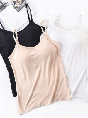 Simple Comfort Sleeveless Strap Top - Image 15
