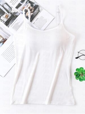 Simple Comfort Sleeveless Strap Top - Image 4
