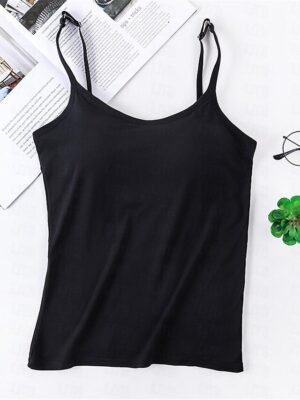 Simple Comfort Strappy Sleeveless Backless Top - Image 5