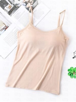 Simple Comfort Strappy Sleeveless Backless Top - Image 7
