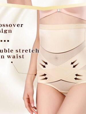 Solid Colour Seamless Tummy Control Shapewear - Image 15