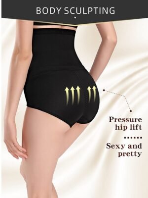 Solid Colour Seamless Tummy Control Shapewear - Image 8