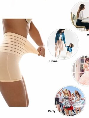 Sport Control Solid Seamed Tummy Control Panties - Image 6