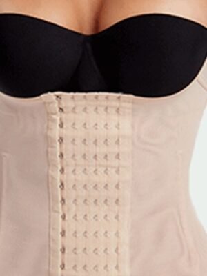 Sporty Comfortable Pure Colour Hook & Eye Waist Trainer - Image 10