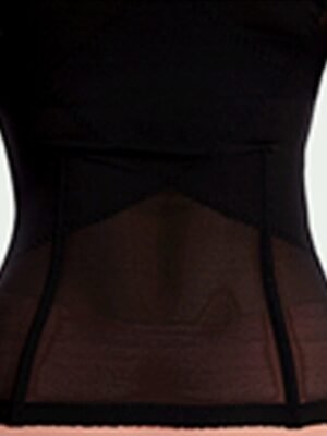 Sporty Comfortable Pure Colour Hook & Eye Waist Trainer - Image 13