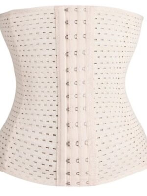 Sporty Plus Size Solid Colour Front Close Waist Trainer - Image 10