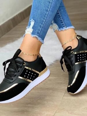 Stylish Casual Lace-Up Sneakers - Image 4