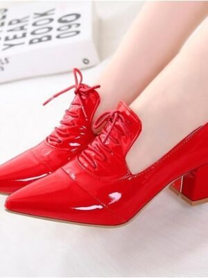 Summer Strappy Lace-up Block Heel Comfort Sandals - Image 3