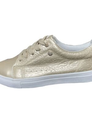 Trendy White Casual Cushioned Sole Lace-Up Sneakers - Image 6