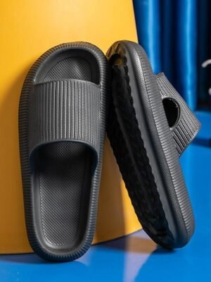 Unisex Lightweight Anti-Slip Green EVA Slides - Image 4