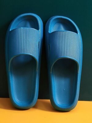 Unisex Lightweight Anti-Slip Green EVA Slides - Image 5