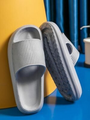 Unisex Lightweight Anti-Slip Green EVA Slides - Image 7