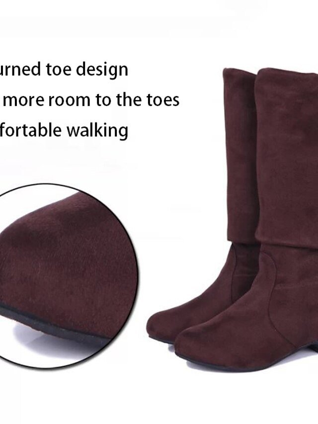 Versatile Fold-Over Flat Ankle Slouch Boots - Image 4