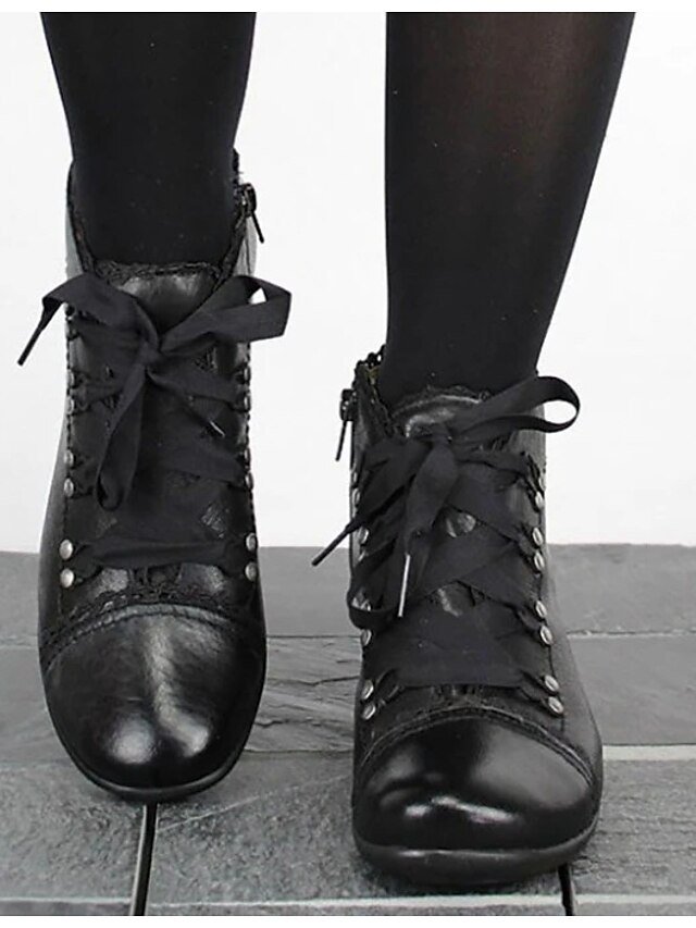Victorian Lace-Up Ankle Boots - Image 2