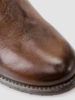 Vintage Casual Faux Leather Round Toe Ankle Chelsea Boots - Image 8