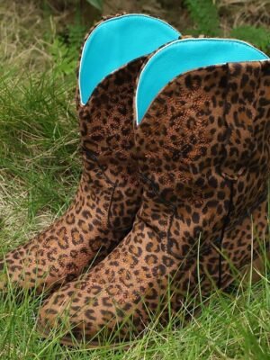 Vintage Western Embroidered Pointed Toe Cowboy Boots - Image 13