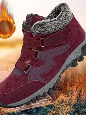 Waterproof Insulated Fleece Lined Hiking Boots - Image 16